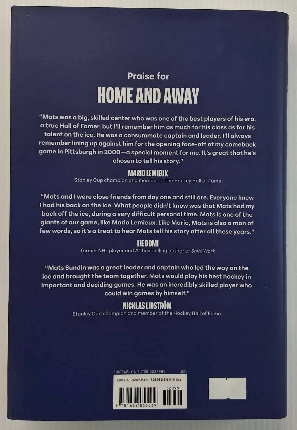 HOME AND AWAY - Mats Sundin, Amy Stuart - Image 2