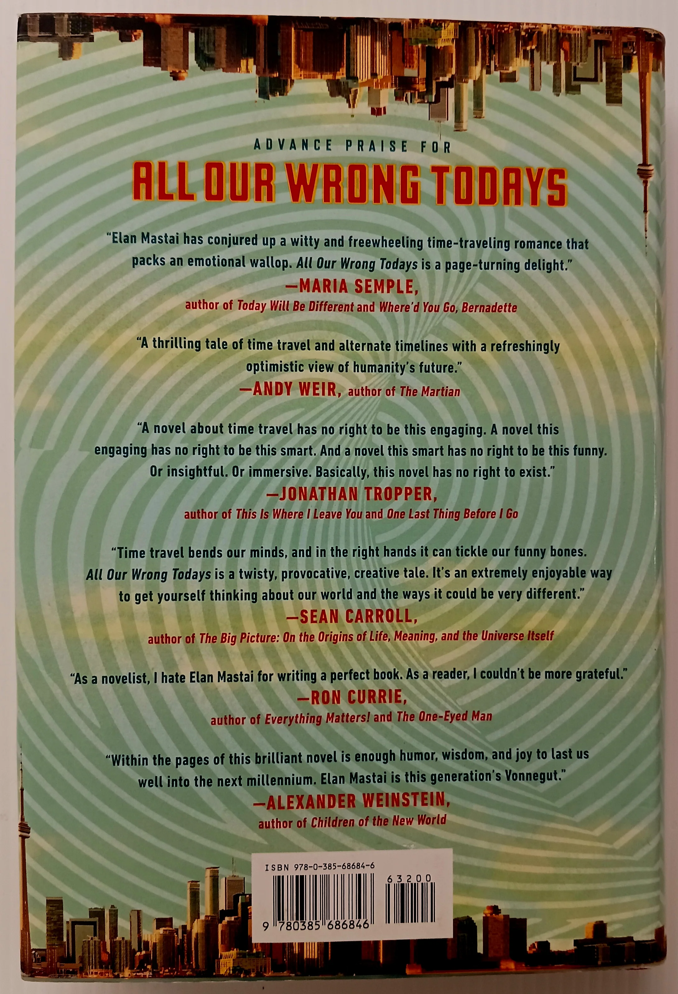 ALL OUR WRONG TODAYS - Elan Mastai - Image 2