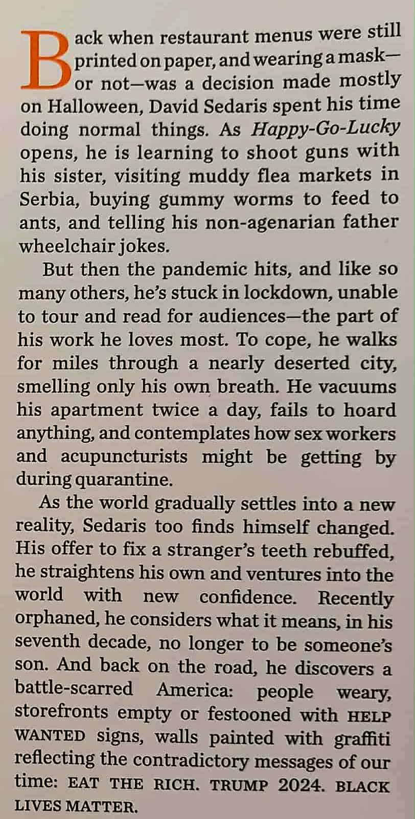 HAPPY-GO-LUCKY - David Sedaris - Image 3