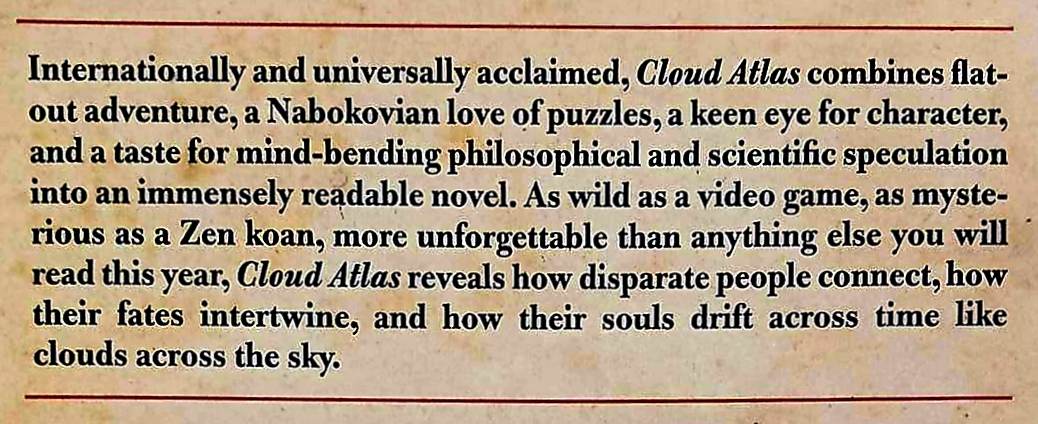 CLOUD ATLAS - David Mitchell - Image 3