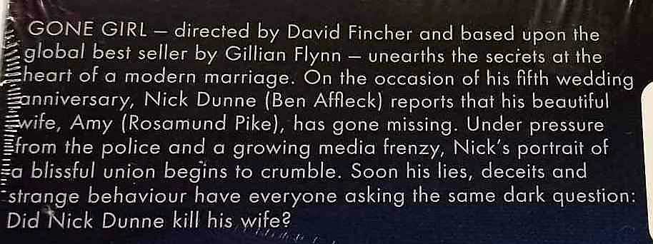 GONE GIRL (DVD) - Image 3