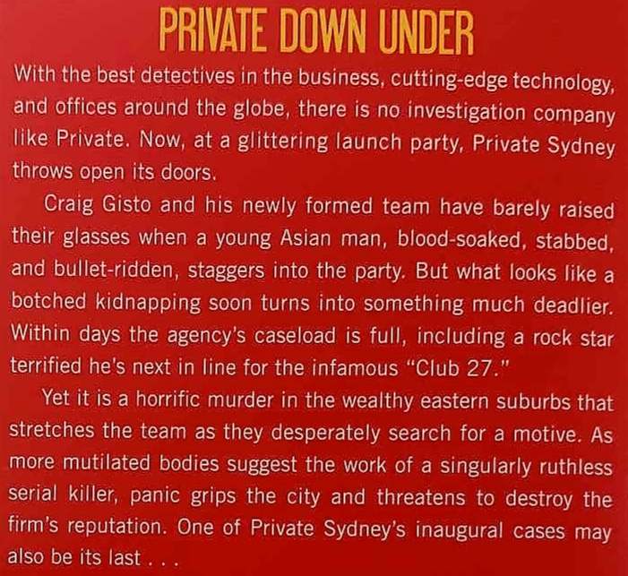 PRIVATE DOWN UNDER - James Patterson, Michael White - Image 3