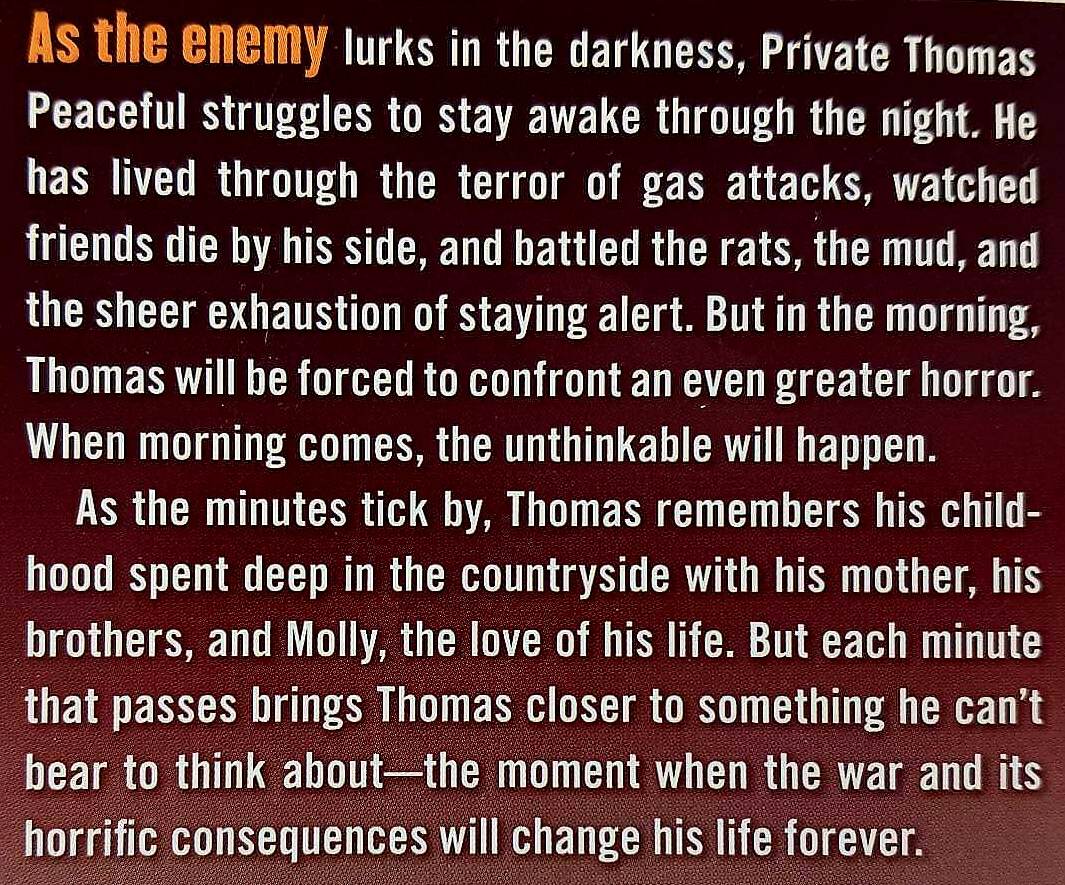 PRIVATE PEACEFUL - Michael Morpurgo - Image 3