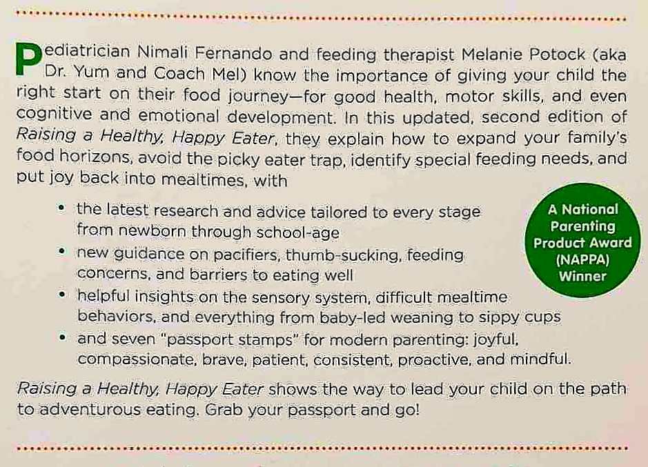 RAISING A HEALTHY, HAPPY EATER - Nimali Fernando, Melanie Potock - Image 3