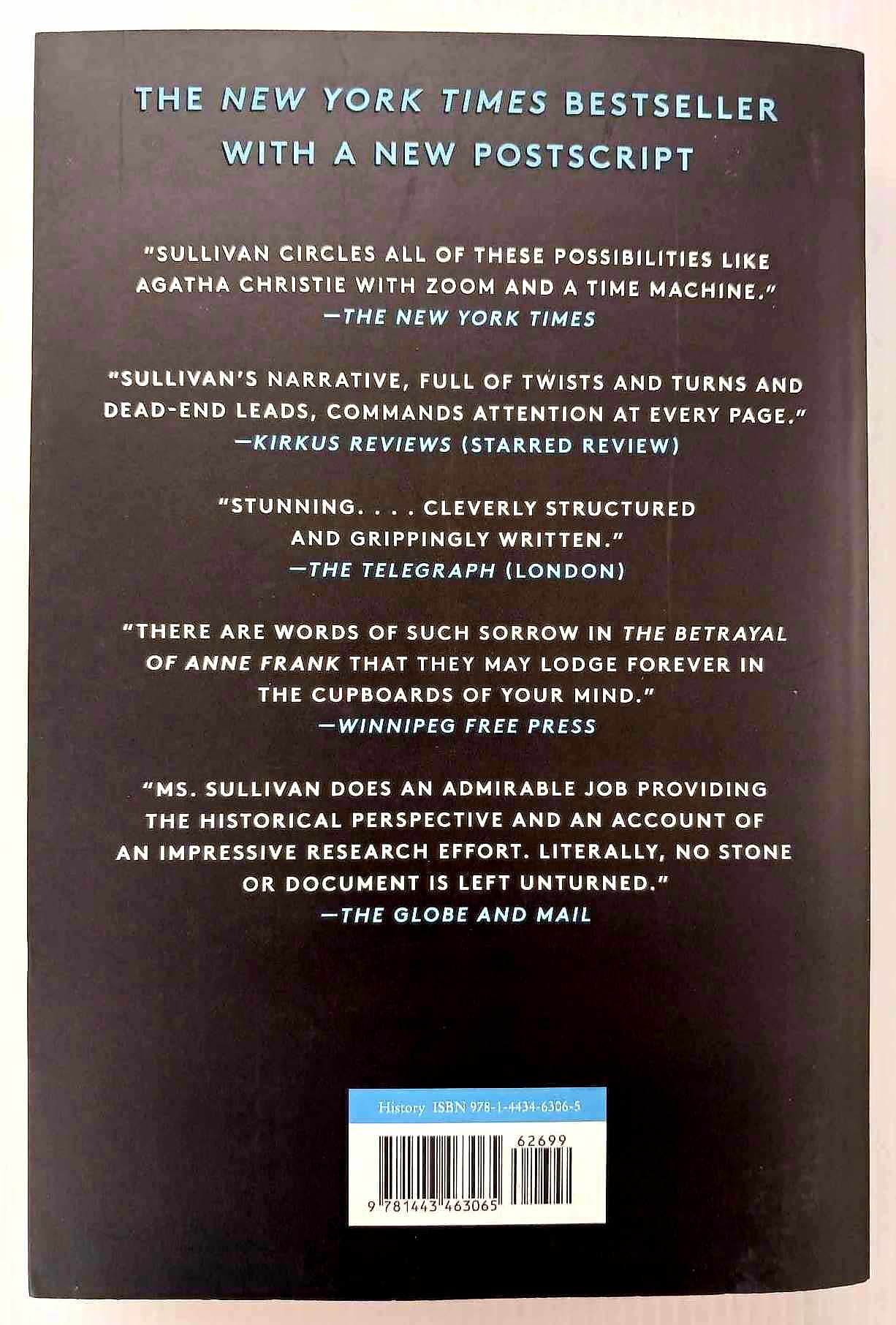 THE BETRAYAL OF ANNE FRANK - Rosemary Sullivan - Image 2