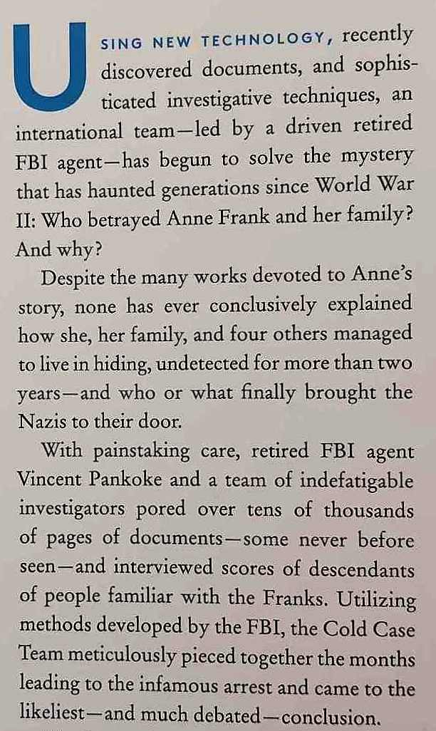 THE BETRAYAL OF ANNE FRANK - Rosemary Sullivan - Image 3