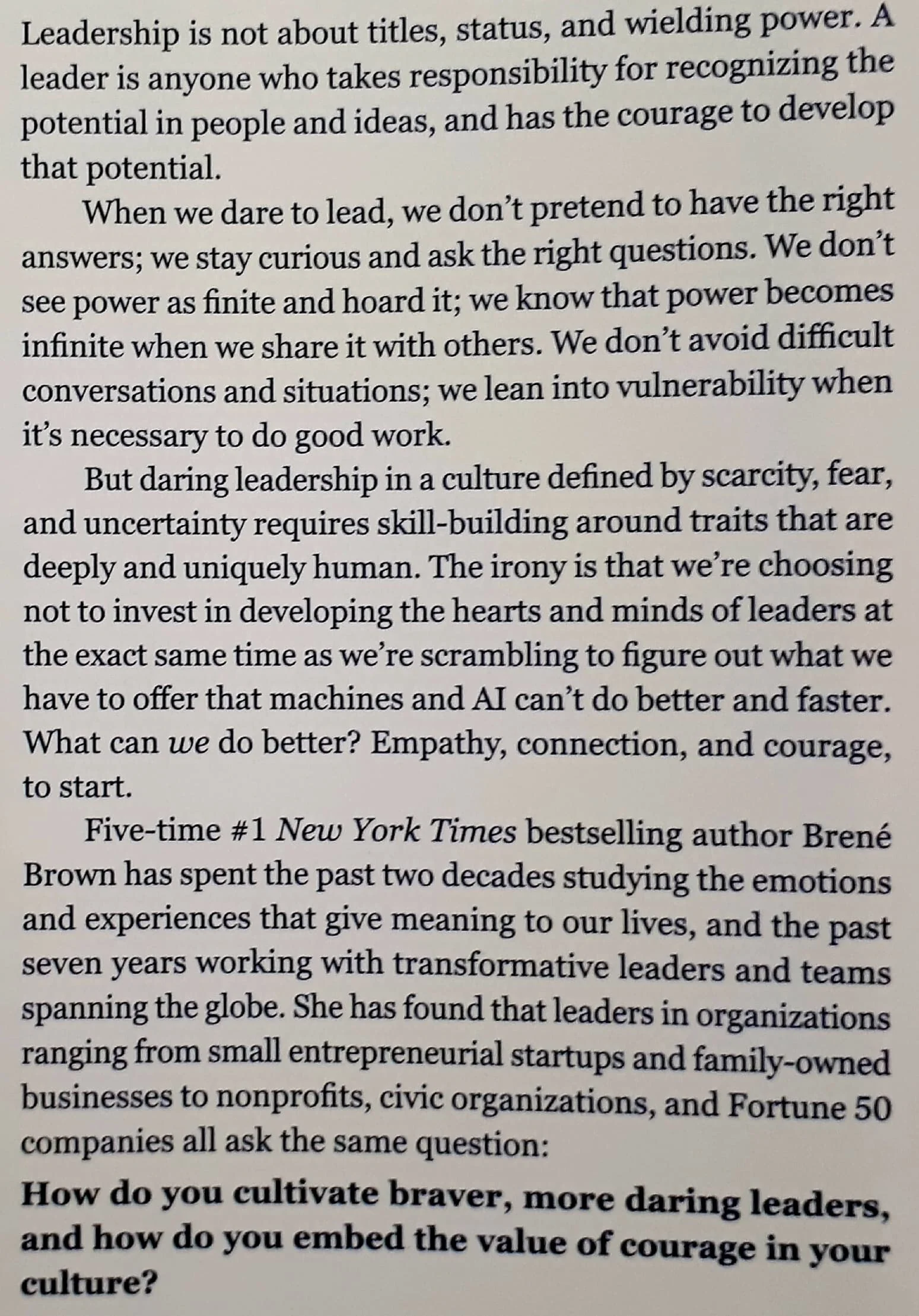 DARE TO LEAD - Brene Brown - Image 3