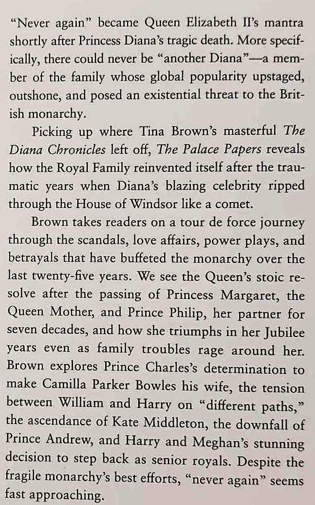 THE PALACE PAPERS - Tina Brown - Image 3