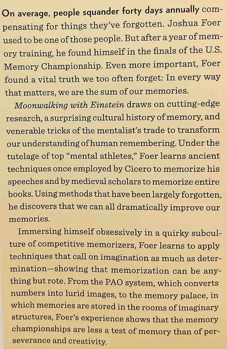 MOONWALKING WITH EINSTEIN - Joshua Foer - Image 3