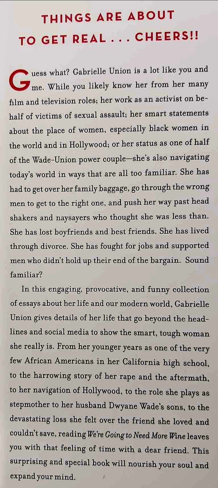 WE'RE GOING TO NEED MORE WINE - Gabrielle Union - Image 3